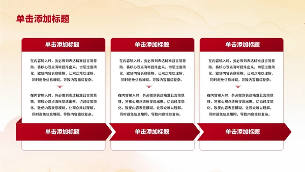 红色简洁党政风大气“三个务必”的历史意义PPT模板