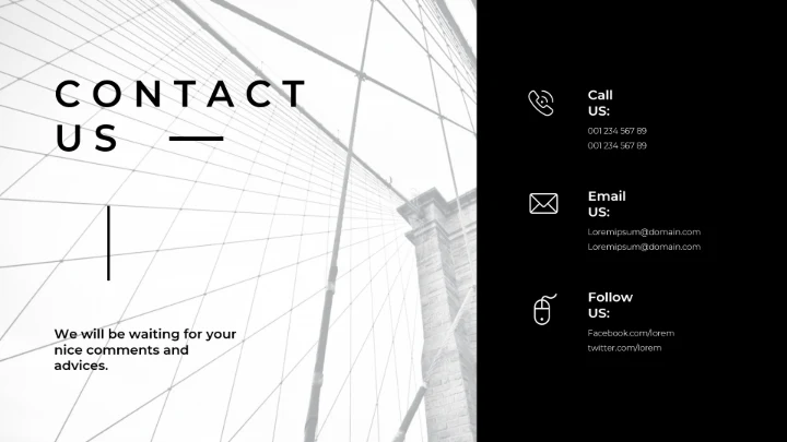 创意黑白调极简主义公司简介动态PPT模板