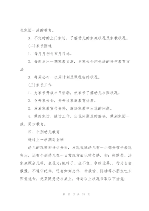 幼儿园小班下半年计划.docx