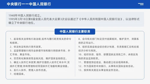 蓝色商务风银行业务培训企业员工业务知识管理通用培训PPT