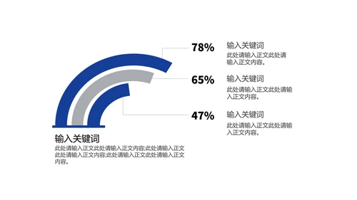 蓝色简约风工作总结汇报PPT模板