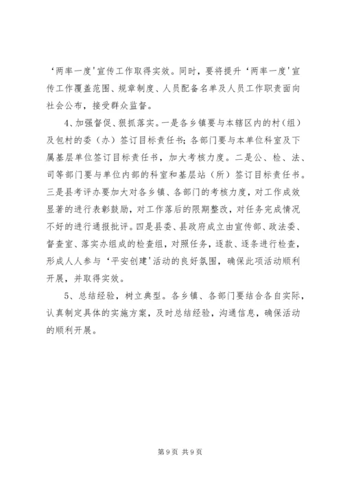 平安马口建设暨提升一感两度两率宣传内容 (2).docx