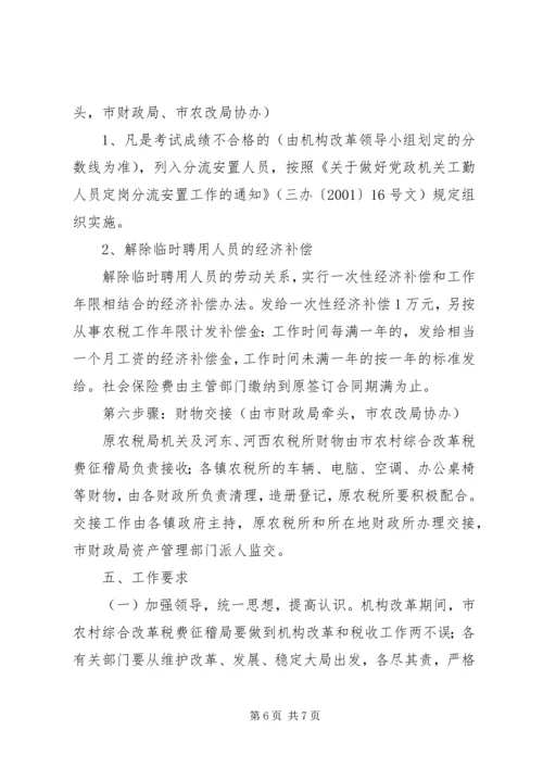 车辆购置税费改革人员财产业务划转移交工作方案[模版] (2).docx