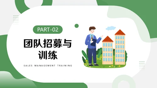 绿色销售主管管理业务营销中心培训通用PPT课件模板