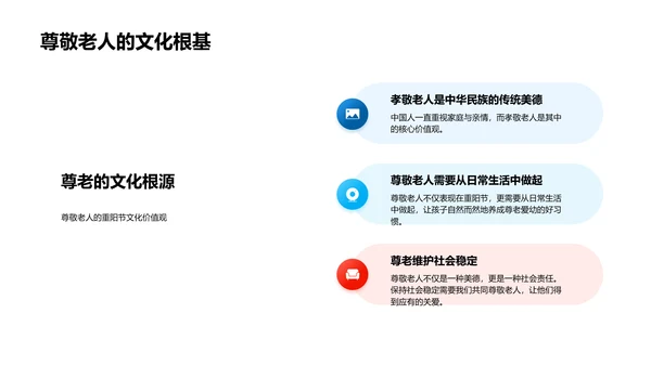 重阳尊老教育报告PPT模板