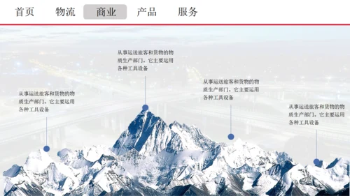 交通车流物流运输通用PPT模板