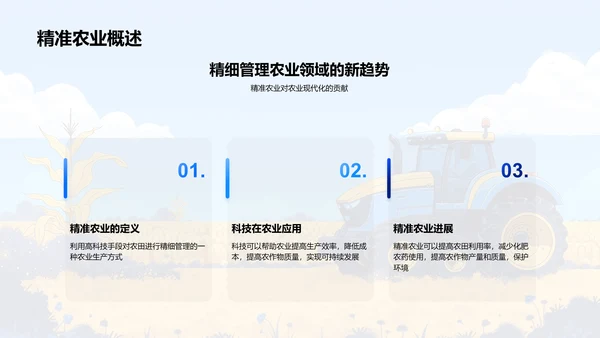 科技驱动农业PPT模板