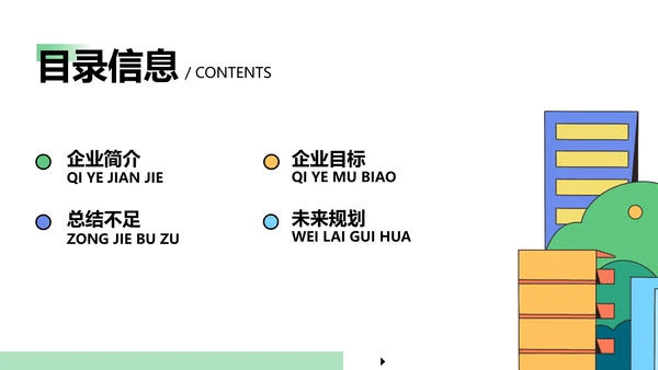 简约风商务绿白工作咨询报告
