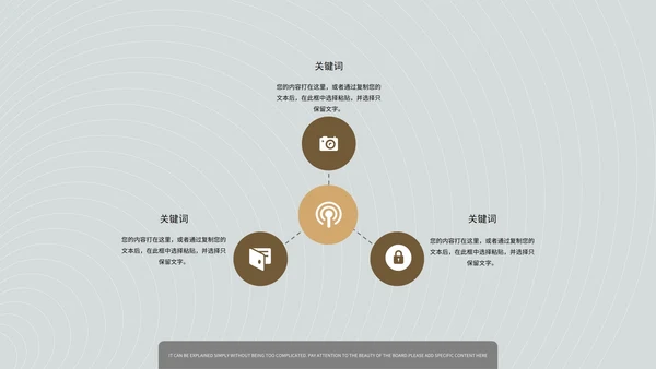 简约灰色竞聘述职PPT模板