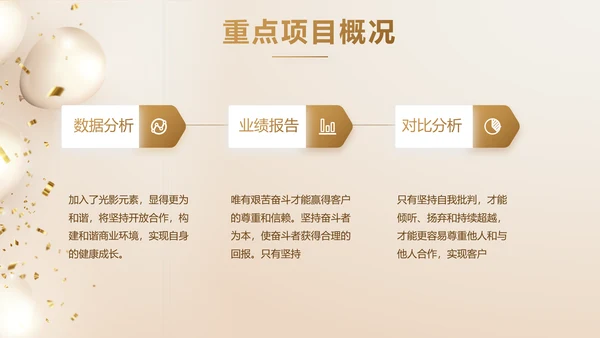 金色公司5周年庆ppt模板活动策划方案
