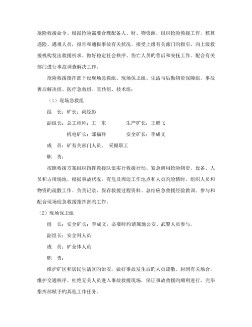 煤矿水害事故应急全新预案和现场处置专题方案.docx