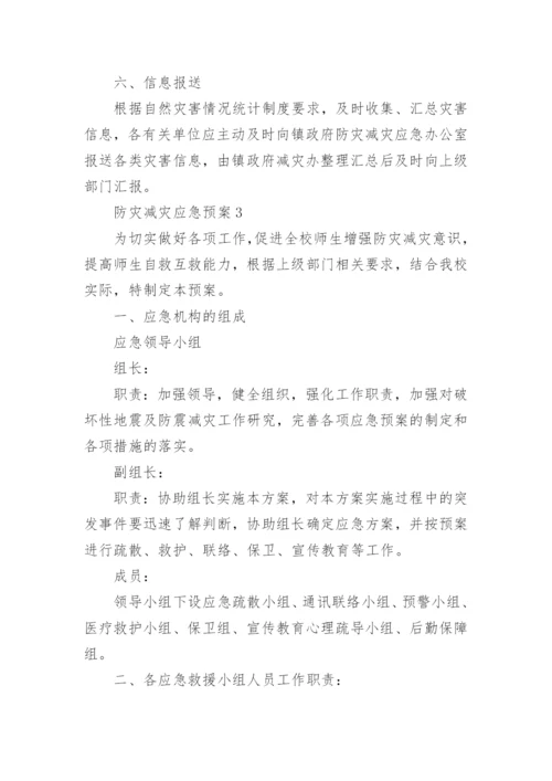 防灾减灾应急预案.docx