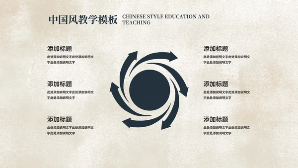 中国风国学传统文化主题教育PPT模板