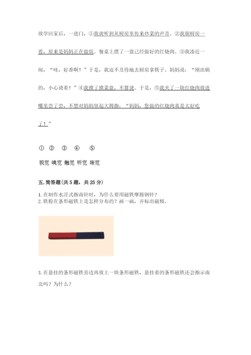 教科版小学科学二年级下册 期末测试卷含完整答案（考点梳理）.docx