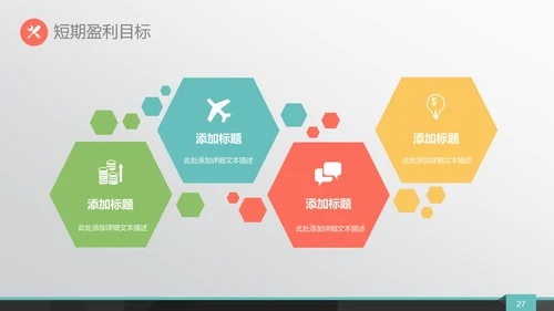 城市剪影商业融资路演通用PPT模板
