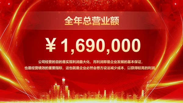 红色喜庆风企业年会活动表彰大会PPT模板