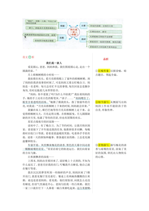 第二单元 写作-【教材解读】2022-2023学年人教部编版语文七年级上册