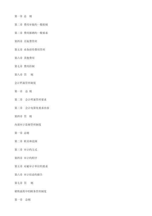 集团财务管理制度汇编.docx