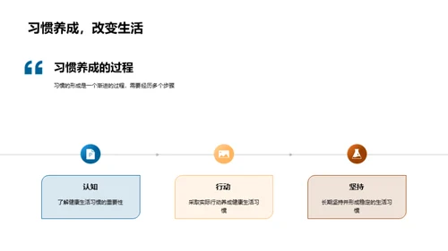 养成健康习惯