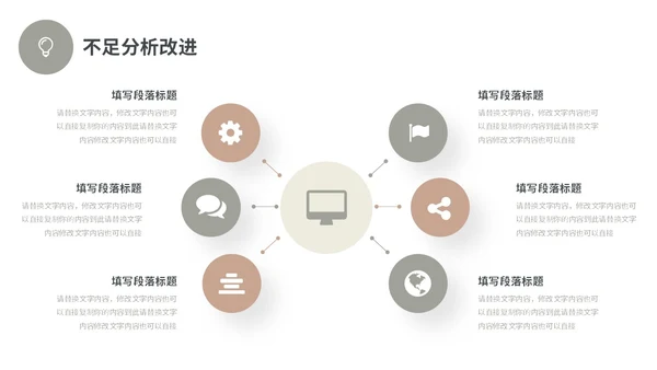 莫兰迪简约形状工作总结述职报告未来规划PPT