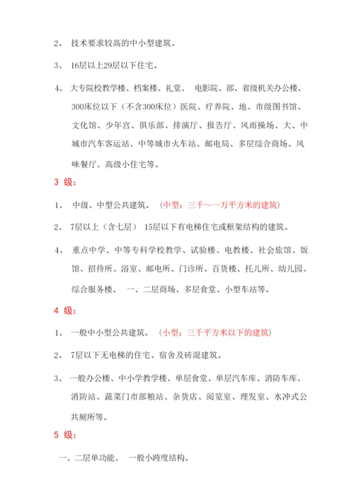 建筑等级分类.docx