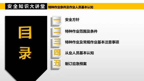 特种作业人员基本认知PPT模板