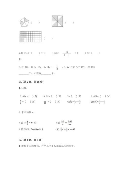 沪教版六年级数学下学期期末测试题【精华版】.docx