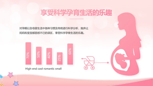 粉色唯美母婴婴儿护理宣传动态PPT