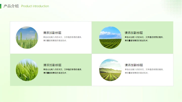 乡村振兴农产品介绍通用PPT模板
