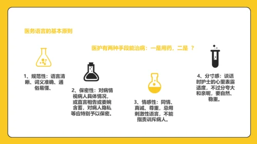 卡通医院服务礼仪通用PPT模板