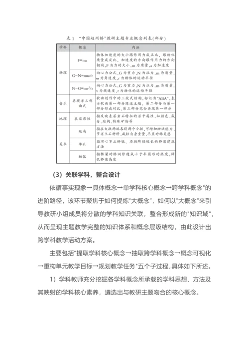大概念+跨学科，教研还可以这样做.docx