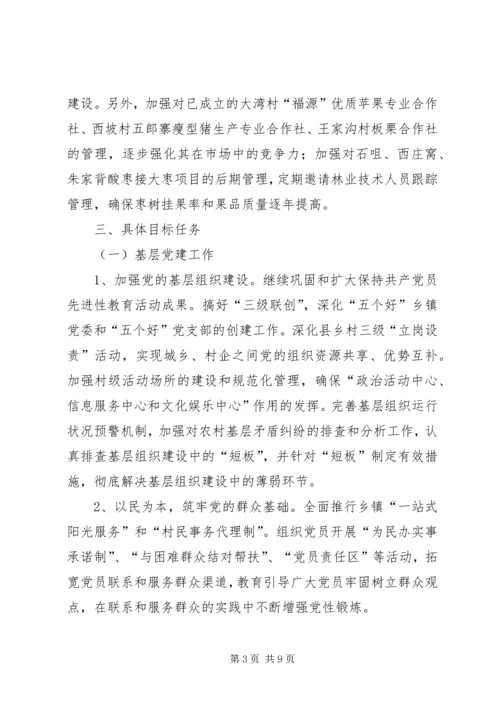 乡镇某年工作谋划.docx