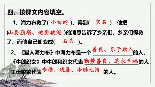 【学霸提优】统编版语文五上（ 第三单元重难点梳理复习）（课件）