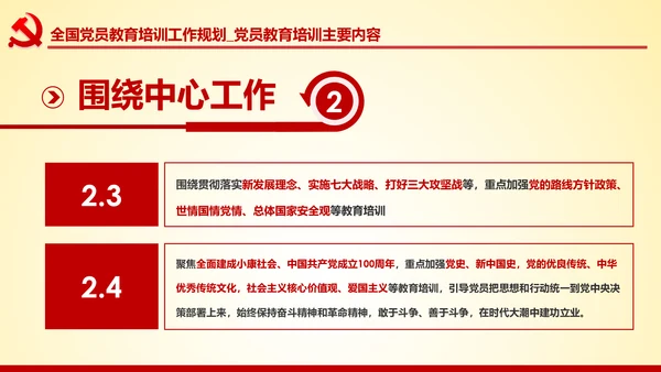 党员教育培训工作规划解读党政党课党建
