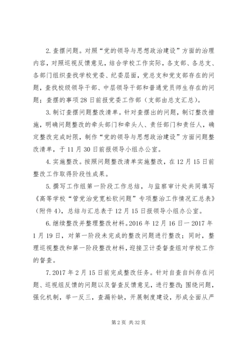 党的领导与思想政治建设方面问题.docx