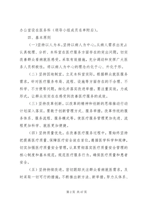 改善医疗服务行动计划实施方案.docx