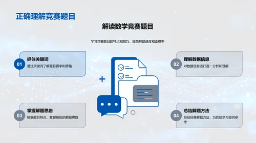 数学竞赛解析PPT模板