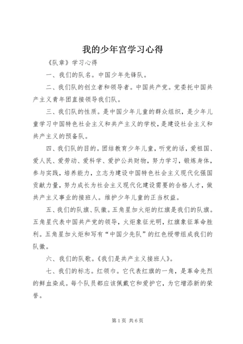 我的少年宫学习心得 (2).docx