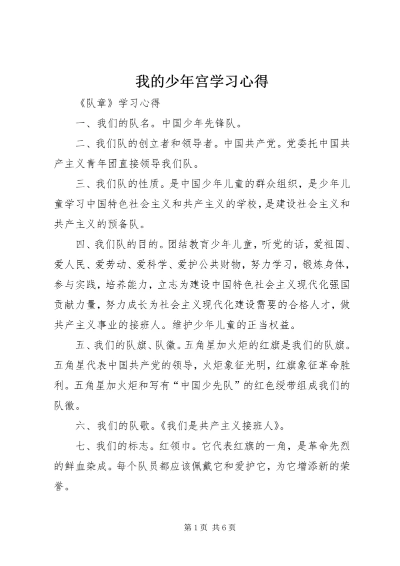 我的少年宫学习心得 (2).docx