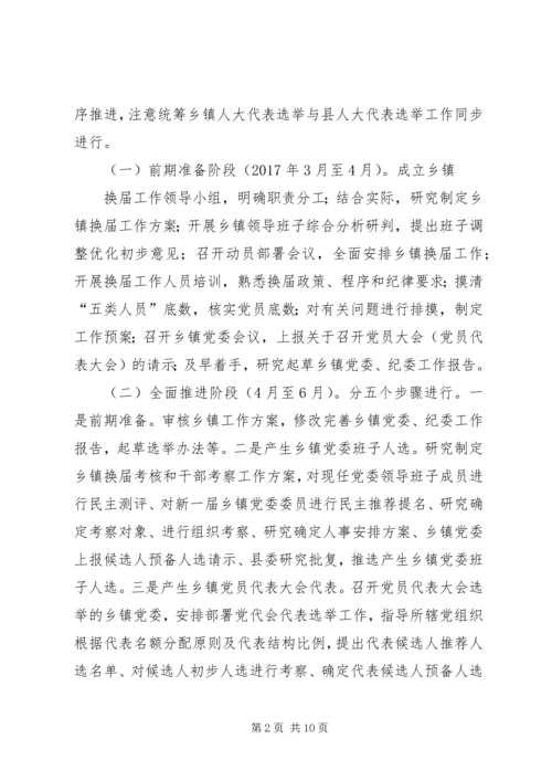 关于做好乡镇领导班子换届工作的实施意见 (4).docx