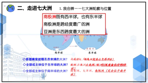 初中历史与社会 人文地理上册 2.1 大洲和大洋 课件（31张PPT）