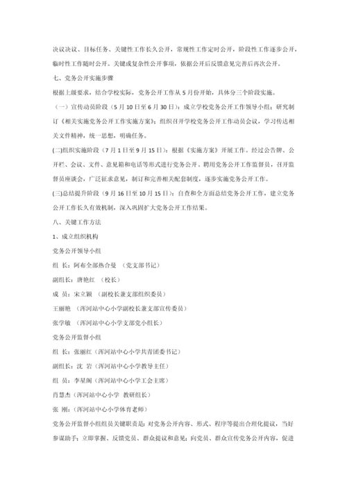 党务校务公开工作实施专业方案.docx