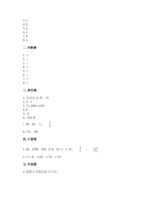 北京版小学六年级下册数学期末综合素养测试卷附完整答案【夺冠系列】.docx