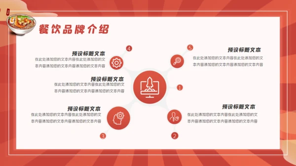 国潮风餐饮行业美食节火锅宣传通用PPT模版
