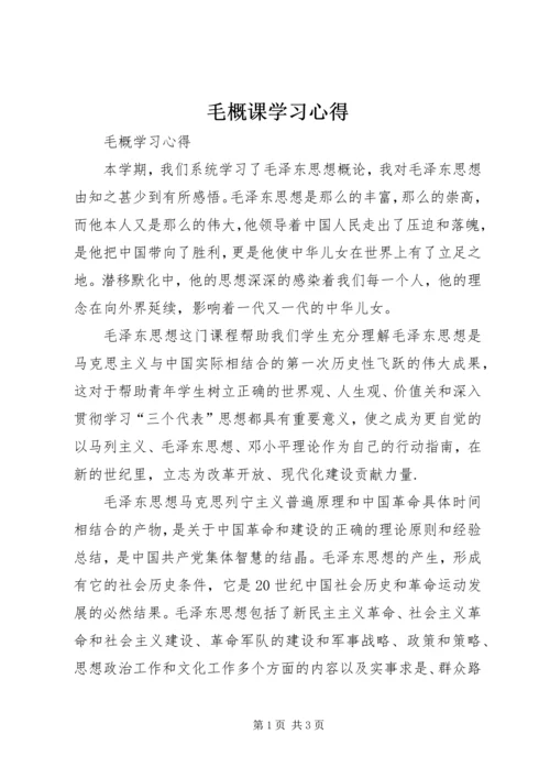 毛概课学习心得 (4).docx