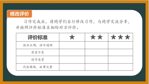 统编版语文五年级上册 第三单元习作： 缩写故事课件