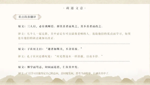 儒家文化大学论语孔子通用PPT课件模板