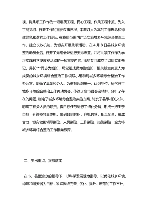 城乡环境整治工作总结.docx