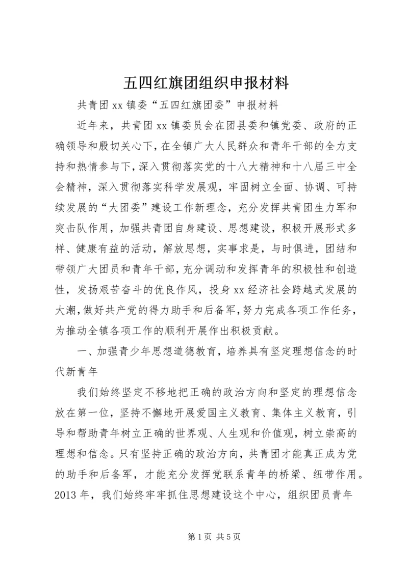 五四红旗团组织申报材料.docx