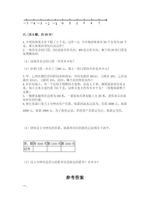 最新版贵州省贵阳市小升初数学试卷精品（综合题）.docx